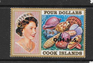 MARINE LIFE - COOK ISLANDS #O30   MNH