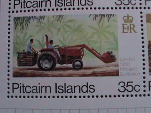 PITCAIRN ISLANDS 1988-INTERNATIONAL STAMP SHOW LONDON'88 MNH SHEET VF