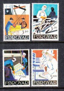 Faroe Islands 201-204 MNH VF