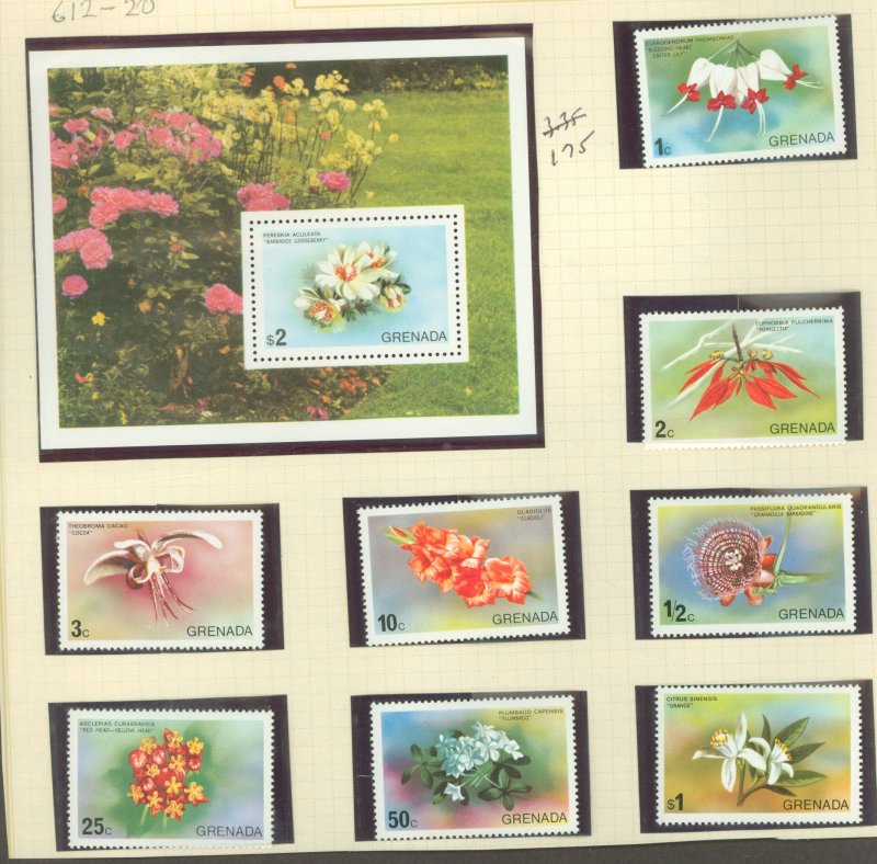 Grenada #612-20 Mint (NH) Single (Complete Set)