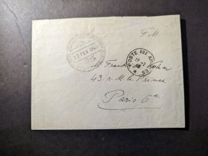 1940 France Cover Czechoslovakia Field Post Office to Paris France 2