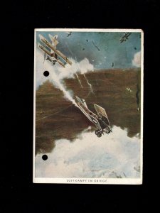 Luftwaffe WWI Air Battle Wehrmacht Series Hitler Frankg Rheine c1939 Postcard 5h