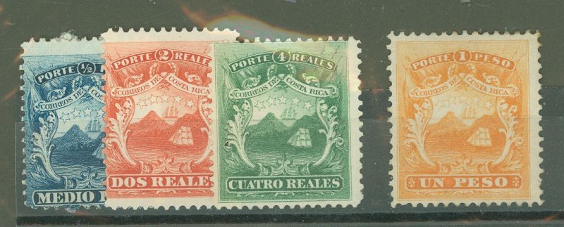 Costa Rica #1-4  Single (Complete Set)