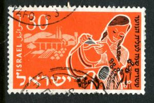 ISRAEL #97, USED - 1955 - ISRAEL183DST1