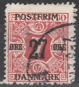 Denmark #147  F-VF Used CV $9.75 (A16837)