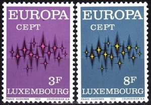 LUXEMBOURG / LUXEMBURG 1972 EUROPA. Complete set, MNH