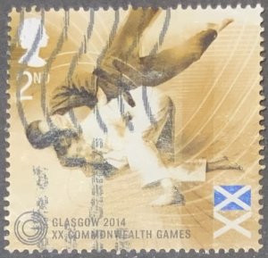 GB 2014 COMMONWEALTH GAMES GLASGOW. JUDO  SG3619  USED