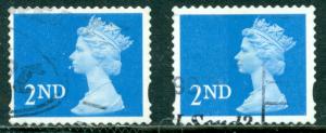 GREAD BBRITAIN SG-1976 VAR. CC SEH1A 2ND CLASS LARGER IMAGE AREA, USED, RARE!