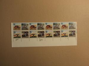 USPS Scott 2434-37 25c 1988 Traditional Mail Delivery Pla...