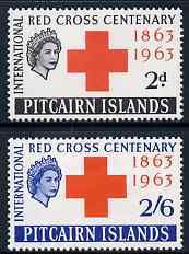 PITCAIRN IS. - 1963 - Red Cross Centenary - Perf 2v Set - Mint Never Hinged