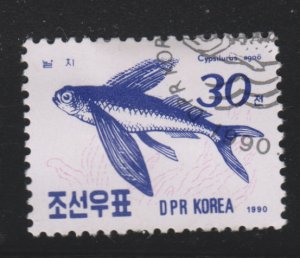North Korea 2953 Fish 1990