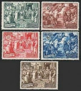 Vatican 149-153,MNH.Michel 180-184. Council of Chalcedon,1500th Ann.1951.Attila,