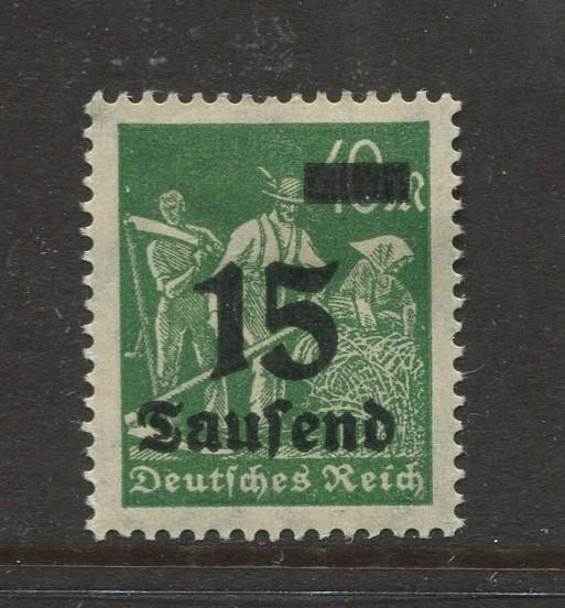 Germany -Scott 243- Definitive Issues -1923 -  MLH - Single 15th on a 40pf Stamp