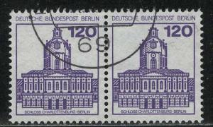 Germany Berlin Scott # 9N443, used, pair, variation sheet print