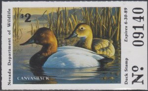 USA Nevada   MNH Waterfowl  Ducks Jaffe NV10   Value $ 10.00