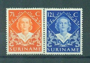 Surinam sc# 236-237 mh cat value $6.00