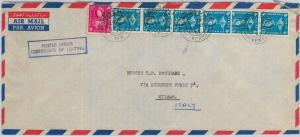 61388  -  British KUT - POSTAL HISTORY:   COVER to ITALY 1965