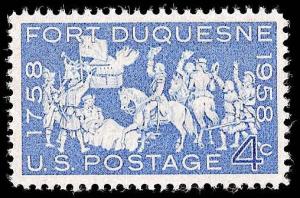 # 1123 MINT NEVER HINGED FORT DUQUESNE