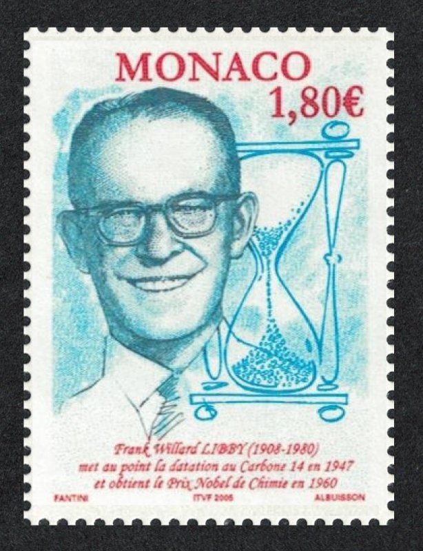 Monaco 25th Death Anniversary of Frank Willard Nobel Prize Winner 2004 MNH