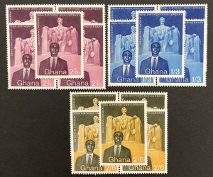 Ghana 1959 #39-41, Wholesale lot of 5, MNH,CV $3.75