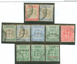 Jamaica #33-34/37/39/46/58-59 Used Single