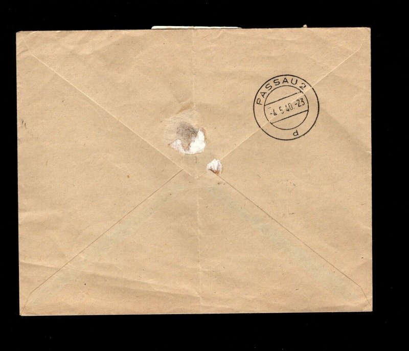 Germany 1940 True FDC Leipzig Fair Stamps Day of Issue Cancel 3.3.40 Cover 10