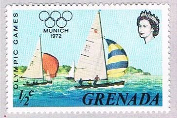 Grenada Sailboat half - pickastamp (AP103412)