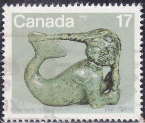 Canada 866 USED 1980 Inuit Indian Spirits 17¢