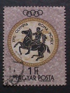 ​HUNGARY-8 VERY OLD OLYMPIC GAMES  LARGE USE STAMPS VF WE SHIP TO WORLD WIDE