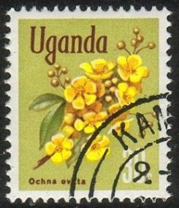 Uganda #119 - Flower - Used (Ug-021)