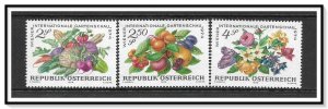 Austria #982-984 Vegetables Set MNH