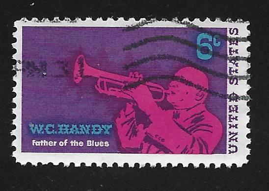 SC# 1372 - (6c) - W. C. Handy, used single