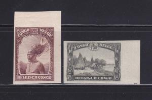 Belgian Congo 148-149 Imperf MH Various
