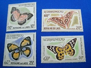 LAOS  1965  -  SCOTT # 101-103, C46     MNH     COMPLETE SET