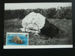 prehistory megalith maximum card Guernsey 1977