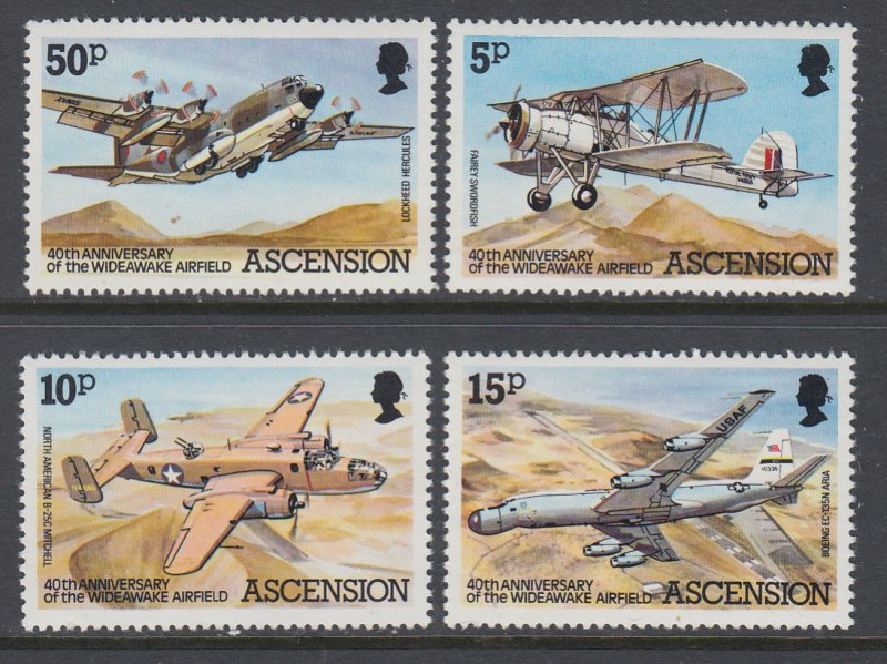 Ascension 309-312 Airplanes MNH VF