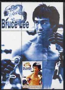 MYANMAR SHEET BRUCE LEE ACTORS CINEMA