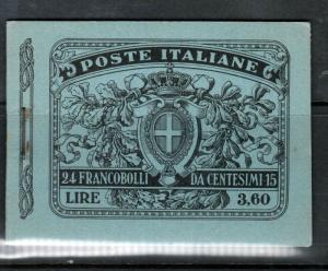 Italy #123c Extra Fine Mint Complete Booklet