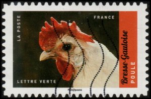 France 5193 - Used - (73c) Hen / Chicken (2017) (cv $1.10)