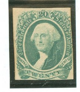 Confederate States #13 Unused Single