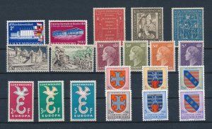 Luxembourg Luxemburg 1958 Complete Year Set MNH