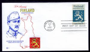 US 1334 Finland Cover Craft U/A FDC