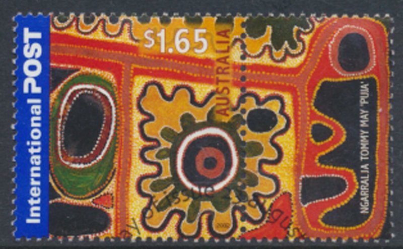 Australia SC# 2076 SG 2218 Used  Aboriginal Art  with fdc see details & scans
