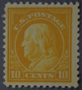 United States #510 10 Cent Franklin MNH Orange Yellow