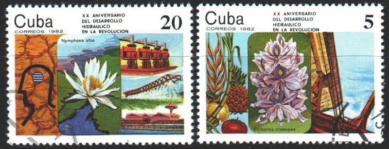 Cuba. 1982. 2681-82. Flowers, flora. USED.