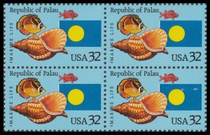 US 2999 Republic of Palau 32c block 4 MNH 1995