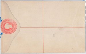 52284 - AUSTRALIA:  VICTORIA - Postal History - STATIONERY COVER with ERROR!