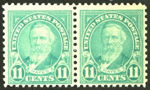 U.S. #563 MINT PAIR OG NH CREASE