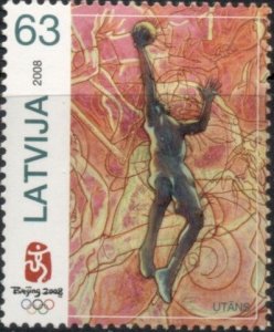 Latvia 2008 MNH Stamps Beijing Sport Olympic Games
