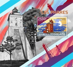 Togo - 2014 Lighthouses - Stamp Souvenir Sheet - 20H-1036